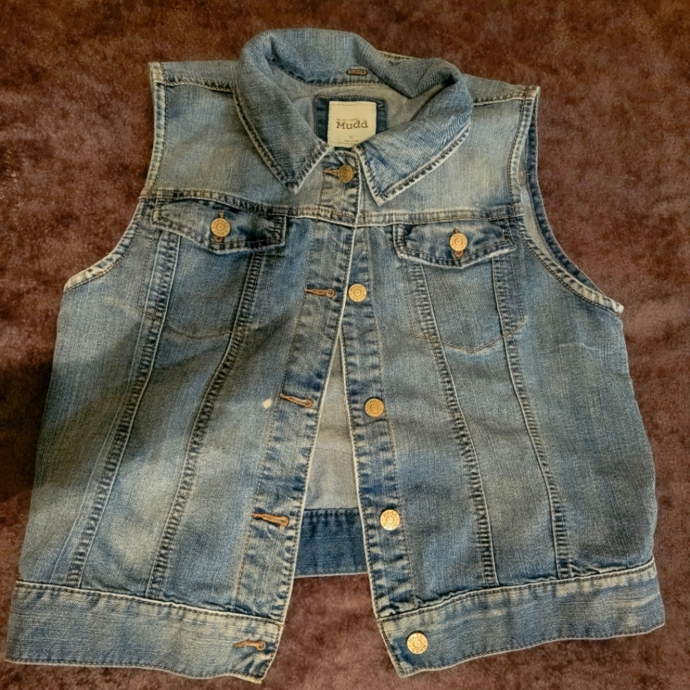 Jean Vest Size Juniors XL